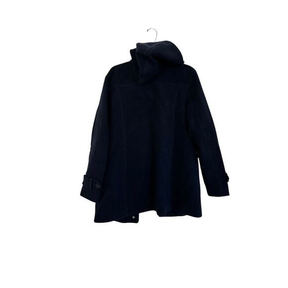 PENDLETON ROSLYN WATERPROOF LAMBSWOOL BLEND HOODED COAT BLUE NAVY Size S/P - Picture 2 of 11